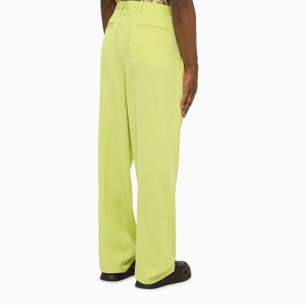 Versace Lime Green Regular Trousers - Picture 4 of 5